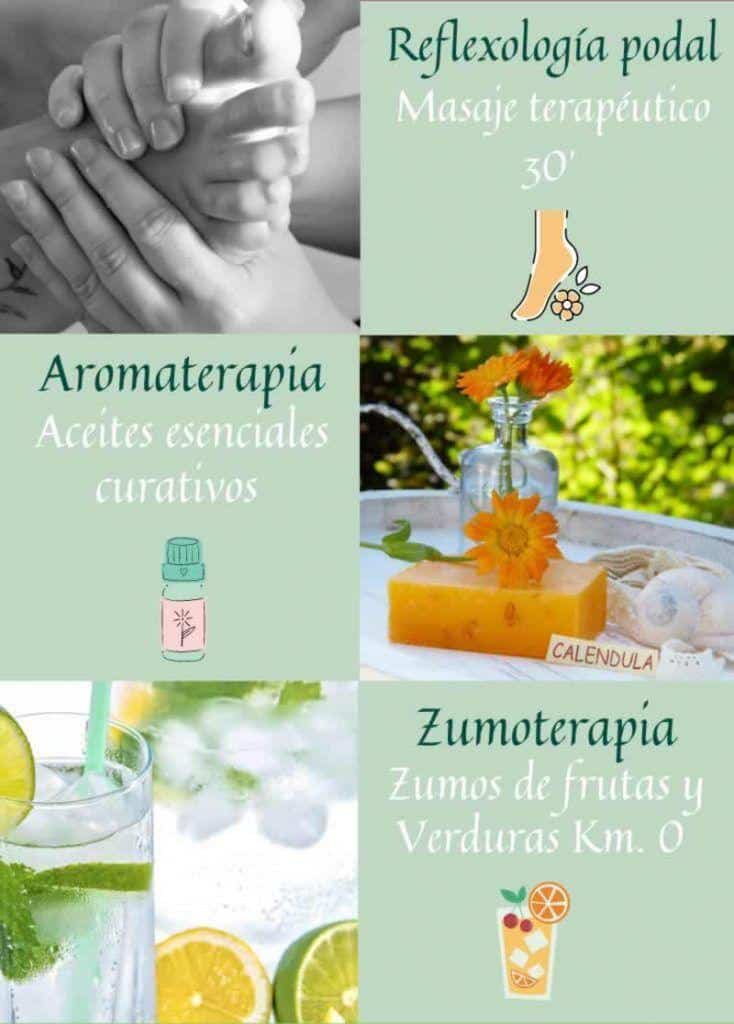 Zumoterapia - reflexoterapia - Aromaterapia